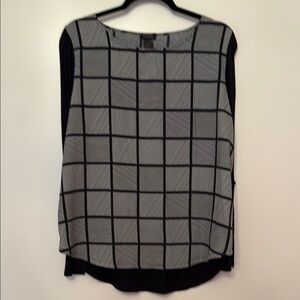Ann Taylor Black & White Blouse